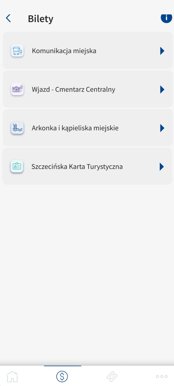 MKM Szczecin 2.0: lista biletów i usług miejskich